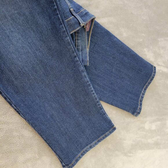Gloria Vanderbilt Amanda 22W Dark Wash Jeans Straight Leg Stretch Denim SL90E - Picture 5 of 10